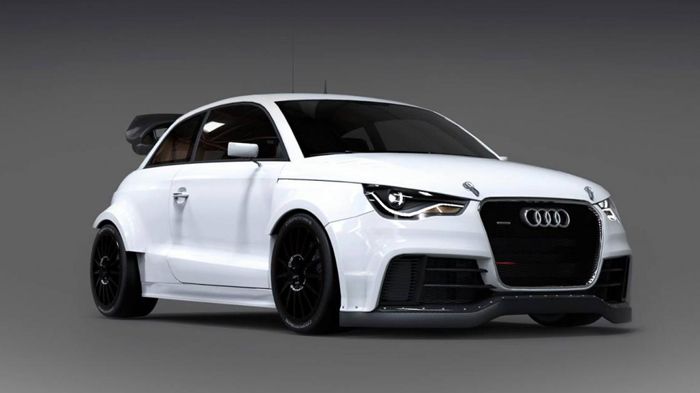 Το Audi S1 της EKS εξελίσσεται για να πληροί τις προδιαγραφές 2014 FIA World Rallycross Championship.